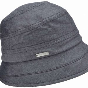 Seeberger Cloche Small Brim Black