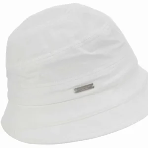 Seeberger Cloche Small Brim White
