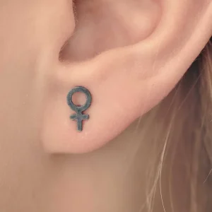 1st Judith Svartoxiderat Örhänge