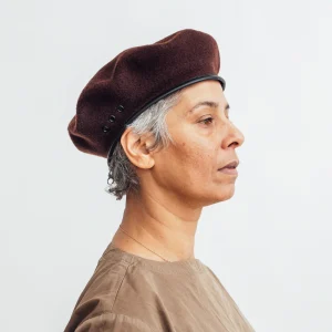 Tonak Beret Monty Wool Brown