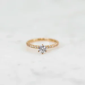 Adèle Förlovningsring med sidostenar