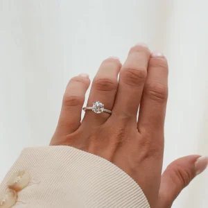 Adèle Förlovningsring med sidostenar