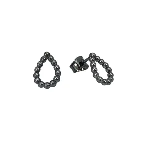 Camilla Mustikka Droppar stiftörhängen oxiderade