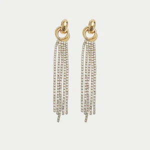 Strass Knot Earrings