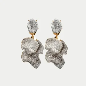 Leaf Earrings Glitter