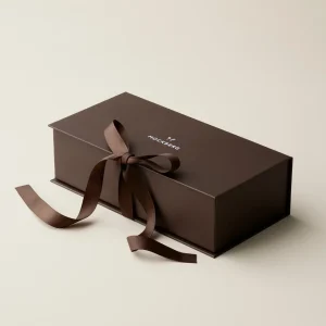 Large brown gift box