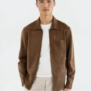 Neo vegan suede overshirt 2.0