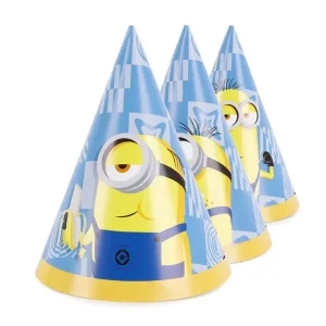 Partyhattar Minion Blå Gul 16cm
