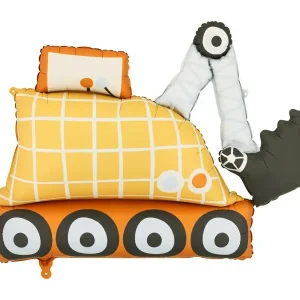 Folieballong Grävmaskin, 93x68 cm, mix