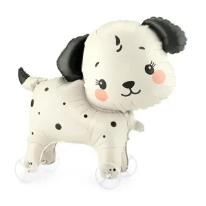 Folieballong Hund på hjul, 70x59 cm, mix