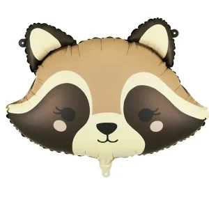 Folieballong Tvättbjörn, 59x39 cm, mix