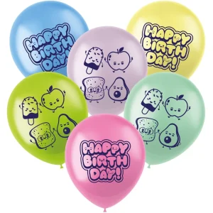 Latexballonger - Kawaii Party - 33 cm - 6 stycken