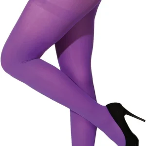 Ogenomskinliga strumpbyxor - Lila
